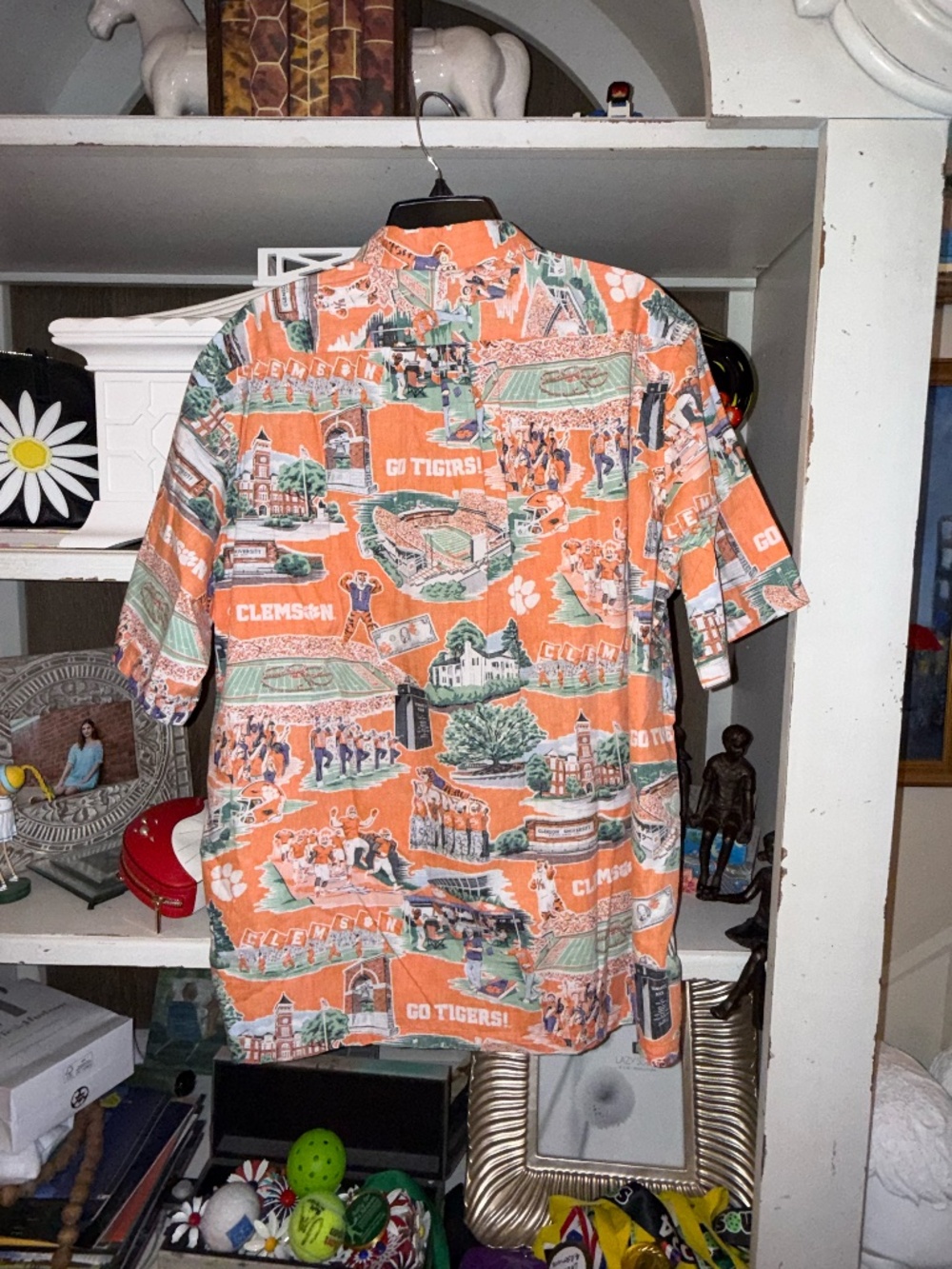 Reyn Spooner  Clemson button up shirt tailgate fan  scenic game day XL go tigers - Picture 6 of 6